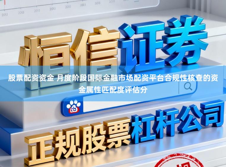 股票配资资金 月度阶段国际金融市场配资平台合规性核查的资金属性匹配度评估分
