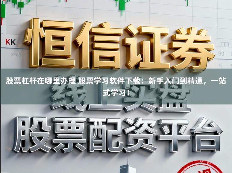 股票杠杆在哪里办理 股票学习软件下载：新手入门到精通，一站式学习！
