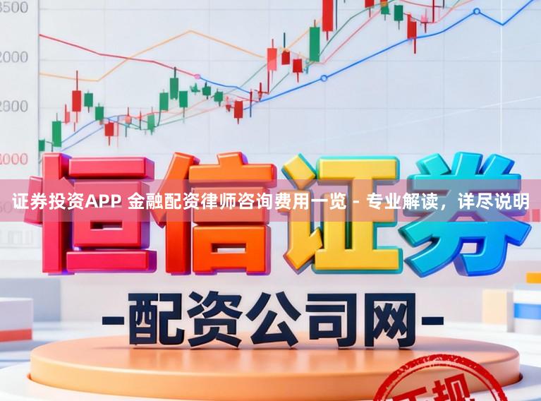 证券投资APP 金融配资律师咨询费用一览 - 专业解读，详尽说明